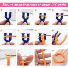ligas para pulseras, 32 colores kit para hacer pulseras, 2700+ kit de pulseras de ligas, Con letras y decoraciones, Regalos DIY para niños de 7 a 12 años,43453182 - Multicolor - Ver 6