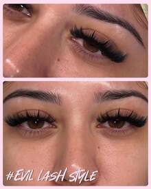 Kiromiro Mink Lashes Fluffy Evil False Eyelashes With Spikes Manga Faux Mink Lashes Wispy Long Dramatic Fake Lash Strips Cat Eye Full Spiky Eyelashes Pack - ColorM - 查看 2