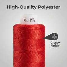 10pcs/Set Polyester Sewing Thread Spools, Suitable For DIY Sewing Crafts - 10-pack Of Sewing Thread - View 4