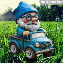 1/2个亚克力小矮人花园插牌，适用于花盆、草坪、露台和后院，完美的乔迁礼物，2D - 卡通 - 查看 5