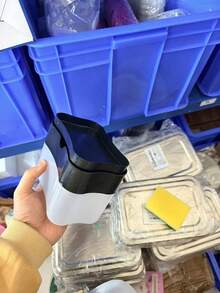 Automatic Liquid Filling Box Set, Soap Dispenser, Sponge Countertop Dishwashing Soap Dispenser, Sink Mounted Pump Style Dishwashing Liquid Dispenser - A - View 6