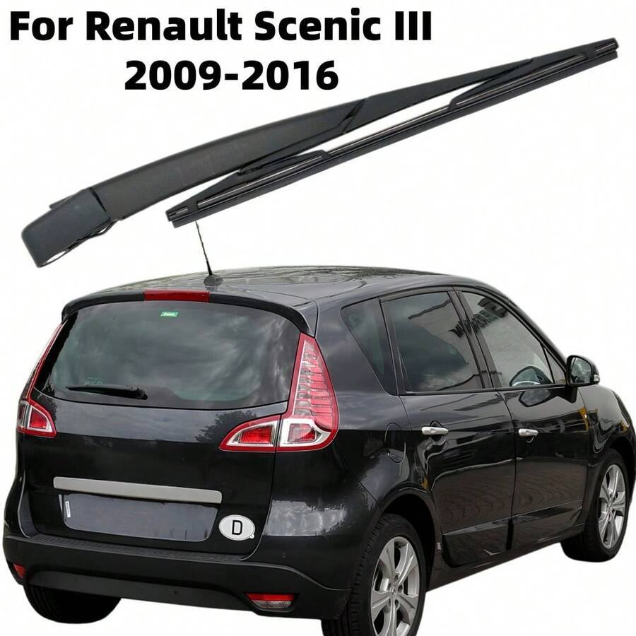 Windshield Wiper Blade Assembly Suitable For Renault SCENIC III (JZ0/1_) 2008-2016 Models, Rear Wiper Arm And Blade Set - 1 Set - View 1