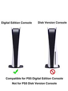 2pcs 5 Digital Edition Console Silicone Protective Case + 1pc Controller Game Protective Cover Set, Anti-Drop, Dust-Proof, Waterproof, Scratch-Resistant, Enhance Gaming Experience - View 7