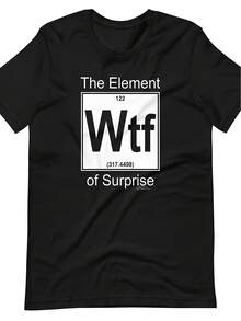 Element Of Surprise Unisx T-Shirt - 黑 - 查看 1