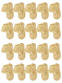 1/5/10双装蕾丝镂空时尚女士羽毛蕾丝隐形弹力舒适薄款女士蕾丝镂空浅口袜 - 彩色 - 查看 14