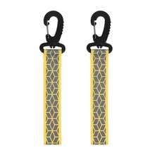 Reflective Strap Pendant Keychain For Outdoor Camping, Night Running, Cycling Backpack, Lightweight Glow Keychains, 2 Pcs. GSBJ - A - View 11