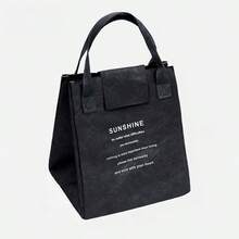 2pcs/1pc Large Opening Insulated Lunch Bag, Kraft Paper Lunch Tote Bag Suitable For Office Workers And Students. Large Capacity Insulated Lunch Box Bag With Portable Handle, Reusable And Lightweight. Multipurpose, Suitable For Lunch, Picnic, Travel And Snack Storage, Kitchen Supplies, Kitchen Accessories, Kitchen Essentials, Mother's Day Gift - Multicolor - View 15