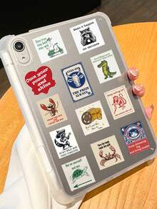 50pcs Retro American Encouragement Stickers Decals For Laptop Notebook Suitcase Skateboard Guitar Funny Graffiti Stickers Creative Gifts Scrapbook Supplies Stationery Funny Stickers Kindle - A - View 8