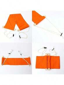 1pc Foot Hammock, Desk Hanging Foot Rest To Relieve Foot Fatigue, Office Relaxation - One Size - View 4