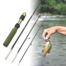 SEACHASER 1.4M 超輕量碳纖維釣竿，BFS，1-5g 餌重，淡水釣用紡車與路亞竿 - 黑色 - 查看 2