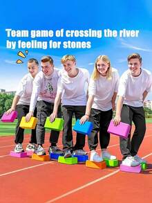 3pcs/Set Relay Party Game (With Anti-Slip Base) - Color-Coded Stacking Challenge, Suitable For Indoor & Outdoor Gatherings. Great For Family Games, Party Events, Fun Activities, Baby Shower Celebrations And Relay Races - Multicolor - View 3