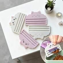 猫粮挤压器，猫零食分配器，宠物食品膏状物挤压工具，无脏乱猫零食和湿粮喂食器 - 11.9x7.2cm - 查看 1