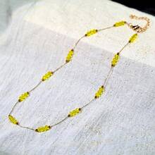 小珠子搭配精致链条，优雅女士项链 - 1 - 查看 16