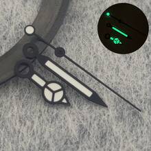 High-Quality NH35 Clock Hands, Rose Gold Plated Clock Hands For NH35/NH36/4R/7S Movement Watches, JBB1 Green/Blue Luminous Pointers - 10 - 查看 1