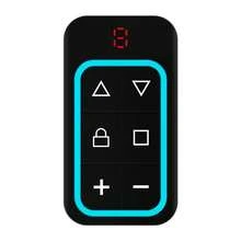 Clon duplicador de llaves de puerta de Control remoto de garaje Universal, 8 canales, 300-915Mhz, controlador de puerta de garaje multifrecuencia, 433Mhz 86GD - Azul - Ver 11