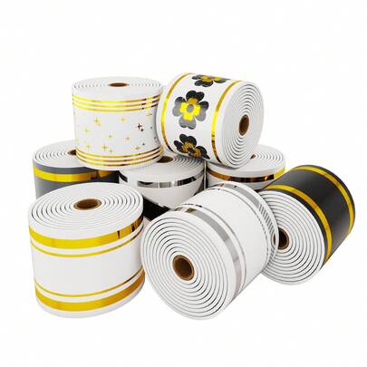 Self-Adhesive Baseboard Trim, Wall Sticker, Window Sill, Door Frame, Skirting Board, Wall Corner, Floor Tile Sticker