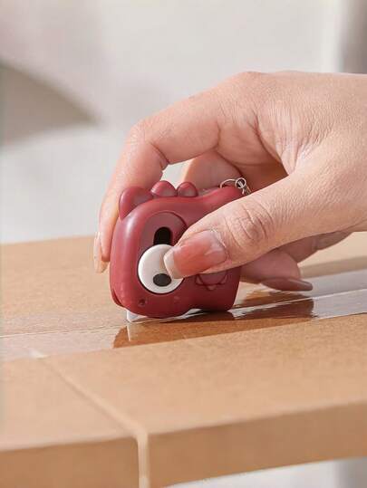 1pc Dinosaur Box Opener, Cartoon Mini Dinosaur Ceramic Magnetic Refrigerator Sticker, Compact & Portable For Unpacking Packages