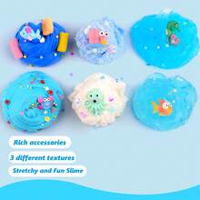 6 paquetes de slime, slime rosa, kit de slime de nube, juguete apretable, set de slime, kit de fiesta, relleno de bolsa de regalo, regalo de cumpleaños, cosas lindas - Multicolor - Ver 9