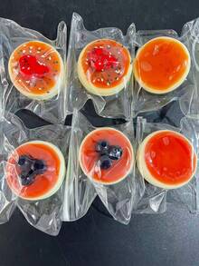 舒缓压力慕斯，草莓蓝莓慕斯奶油软萌玩具，逼真蛋糕造型，舒缓压力，适合节日、生日、圣诞节和派对送礼 - 彩色 - 查看 7