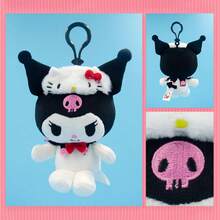 SANRIO 三丽鸥家族毛绒挂件，创意卡通包包挂件，可作为节日礼物 - 彩色 - 查看 8