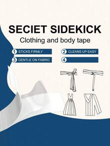 360pcs Double-Sided Fashion Tape, Women's Transparent Double-Sided Tape, Traceless Invisible Breast Enhancement Tape, Strong Clothing Glue, Clothing Anti Drop Accessories, Fixed Stickers, Prevent Exposure And Exposure, Protect Skin/Body Care Tools/Festival Necessities/Camping/Travel Necessities/Wedding/Christmas Gifts/Halloween Gifts - A - View 7