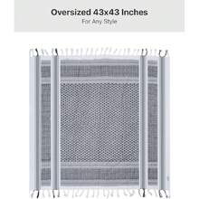 - Military Shemagh Tactical Desert Keffiyeh Scarf For Head And Neck, Arabic Scarf With Tassel 43 X 43 Inches, 43370238 - 米色 - 查看 6
