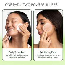 3-PACK Jiiyu Korean Skincare - Anti-Aging, Dark Spot & Wrinkle Minimizing Toner Pads With Centella Asiatica, Snail Mucin, Niacinamide - 300 Ct. - Centella asiatica - Xem 5