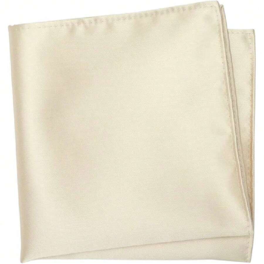 Cuadrado de bolsillo sólido para hombre,43365329 - Champán - Ver 1