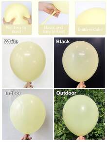 Pastel Yellow Balloons Different Sizes 36 18 12 10 5 Inch Light Yellow Thick Latex Balloon Arch Kit For Gender Reveal Shower Birthday Wedding Bridal Shower Easter Spring Sunflower Bee Party Decorations - View 4