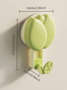 Móc treo hình hoa tulip, móc treo không cần khoan cho phòng tắm, móc treo khăn tắm, móc treo tường cửa kính phòng tắm. - Nhiều màu - Xem 6
