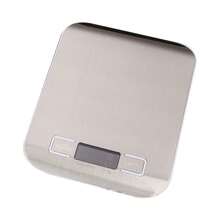 High Precision Mini Electronic Kitchen Scale - Digital Display Food Scale For Baking, 10kg / 22lb Capacity, Stylish White Base - Kitchen scales - View 1