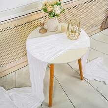 2 Pieces Bow Wedding Aisle Chair Back Ribbon Set, Suitable For Wedding Party Events And Banquet Chair Cover Decorations - White - View 11
