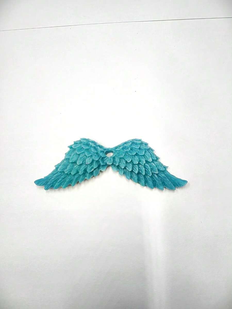 天使翅膀硅胶模具，可用于制作蜡烛、香薰蜡烛、石膏、蛋糕、巧克力、糖果等。 - A-白色 - 查看 1