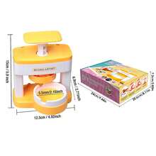 48件透明亚克力徽章材料套装，含切割工具，DIY个性化徽章 - 简易DIY徽章套装，耐用多功能徽章，适用于动漫迷、情侣、学生、包包、礼品、节日、角色扮演、工艺品和派对用品 - A - 查看 4