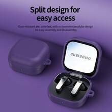 Funda de cuero con textura simple adecuada para los auriculares inalámbricos BUDS 4 / Buds 4 Pro, funda protectora - Multicolor - Ver 8