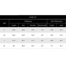 2pcs Women Bowknot Print Pajama Set, Short Sleeve Button Up Shirt And Elastic Waist Shorts, Cute Soft Comfortable Loungewear Sleepwear - Ngắn/Hồng - Xem 7