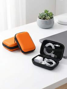 3pcs Portable Earphone Case, Phone Charger Cable Organizer, Mini Coin Purse Pouch - View 6