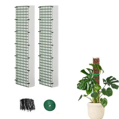 40cm D-Shape Moss Pole For Climbing Plants Monstera Moss Plant Pole Handmade Moss Stick For Indoor Plants Grow Upward