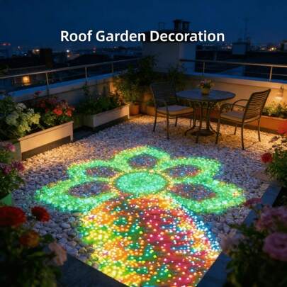 400pcs Glow-In-The-Dark Stones, 8 Different Colors: White, Blue, Green, Purple, Rose Red, Yellow, Navy Blue, Dark Purple | Suitable For Decorating Outdoor Garden Paths, Courtyards, Potted Plants, Aquarium Landscapes, And Nighttime Lighting