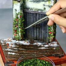 Micro Landscape Leaves Sand Table Grass Accessories - 35ml Miniature Leaf Static Model For Bonsai Fairy Garden Decor - Enhance Your Garden With Realistic Leaves And Grass - Autumn Brown - View 6
