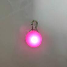 [1pc LED Dog Collar Light] 1pc LED Dog Collar Light Pendant Collar Dog Tag Light, Suitable For Dog Collar Harness Leash Clip-On Dog Light, For Night Walks And Camping, Silicone LED Dog Collar Dog Tag Light, Fast Flash Slow Flash Constant On 3 Modes, For Night Decoration, Battery Included - Multicolor - View 13