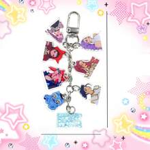 KPOP 女团及男团 Sagara 猎魔亚克力钥匙扣吊坠，蓝色猫咪系列饰品 - 彩色 - 查看 6