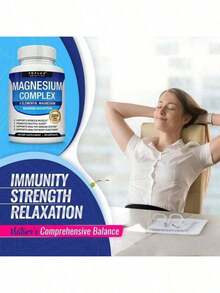 Selling Fast!Bestseller!2-Pack  8-In-1 Toplux Magnesium Complex - Fitness Support For Muscle & Nerve Health Supplement Vitamin, Free Shipping. Women's Health. - Mục - Xem 7