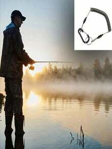 Dây đeo chống thất lạc bền chắc, dây chun co giãn có thể thu gọn, dây giữ an toàn có lò xo, phụ kiện móc chìa khóa - A - Xem 6