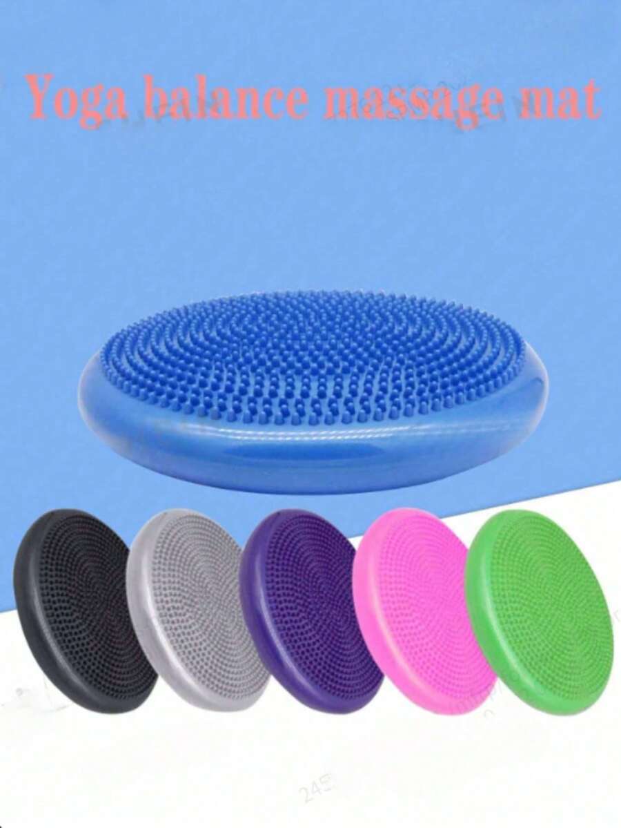 Cojín inflable inestable, tabla de balanceo de asiento flexible, cojín de asiento inestable para silla de oficina - Multicolor - Ver 1