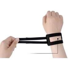 A Sports-Style Thin Bandage For Fixing The Wrist Of Both Men And Women Tennis Players - Black - View 5