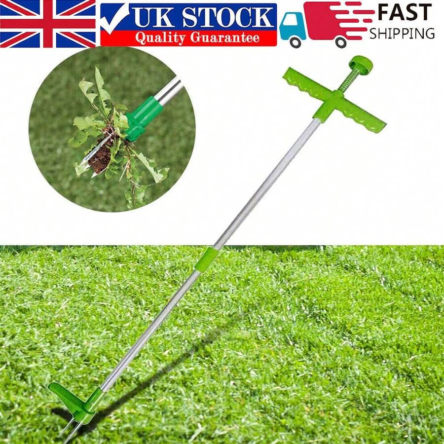 Heavy Duty Pull Claw Weeder Puller Tool Garden Lawn Root Remover Easy Extractor For Yard - A - View 1