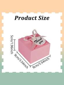 Hộp quà cưới Ji kèm thẻ treo, hộp đựng kẹo bằng giấy Kraft, hộp quà nhỏ màu hồng dùng để tặng quà cưới, tiệc mừng em bé, sinh nhật, kèm ruy băng, dùng để đựng kẹo, bánh quy, sô cô la, bánh bích quy. - Dây ruy băng màu vàng + trắng + thẻ - Xem 6