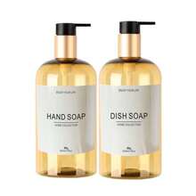 3pcs Gold-Brown Soap Dispenser Set, Bathroom Shampoo & Body Wash Refillable Bottles, Liquid Pump Bottles, Fashionable Gold-Tone Lotion Dispenser & Waterproof Labels, Home Decor Bathroom Storage Accessories, Housewarming Gift Set - Brown Translucent - View 7