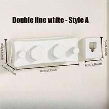 Retractable Invisible Clothes Line, Indoor/Balcony Steel Wire Drying Rack, Bathroom Retractable Clothes Line - Multicolor - View 13